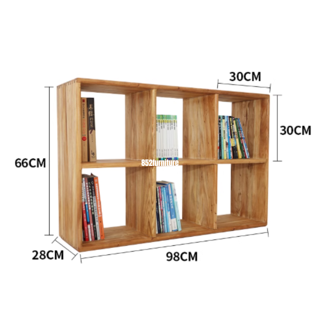 (包送貨安裝 | Delivery and Assembly Included) A335 老榆木書櫃 (Elm Bookshelf)
