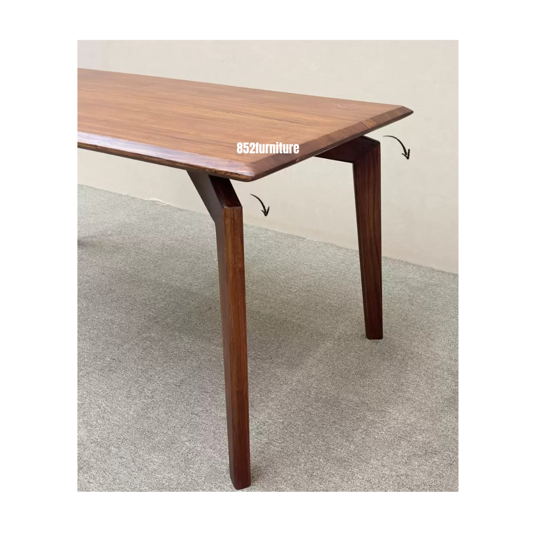 (包送貨安裝 | Delivery and Assembly Included) A336 老榆木實木餐桌 (elm dining table)