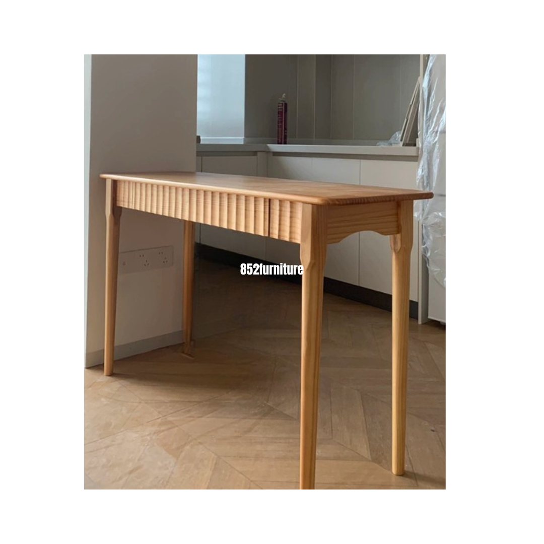 (包送貨安裝 | Delivery and Assembly Included) A337日式實木書台(desk)