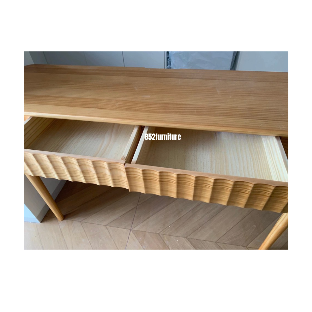 (包送貨安裝 | Delivery and Assembly Included) A337日式實木書台(desk)