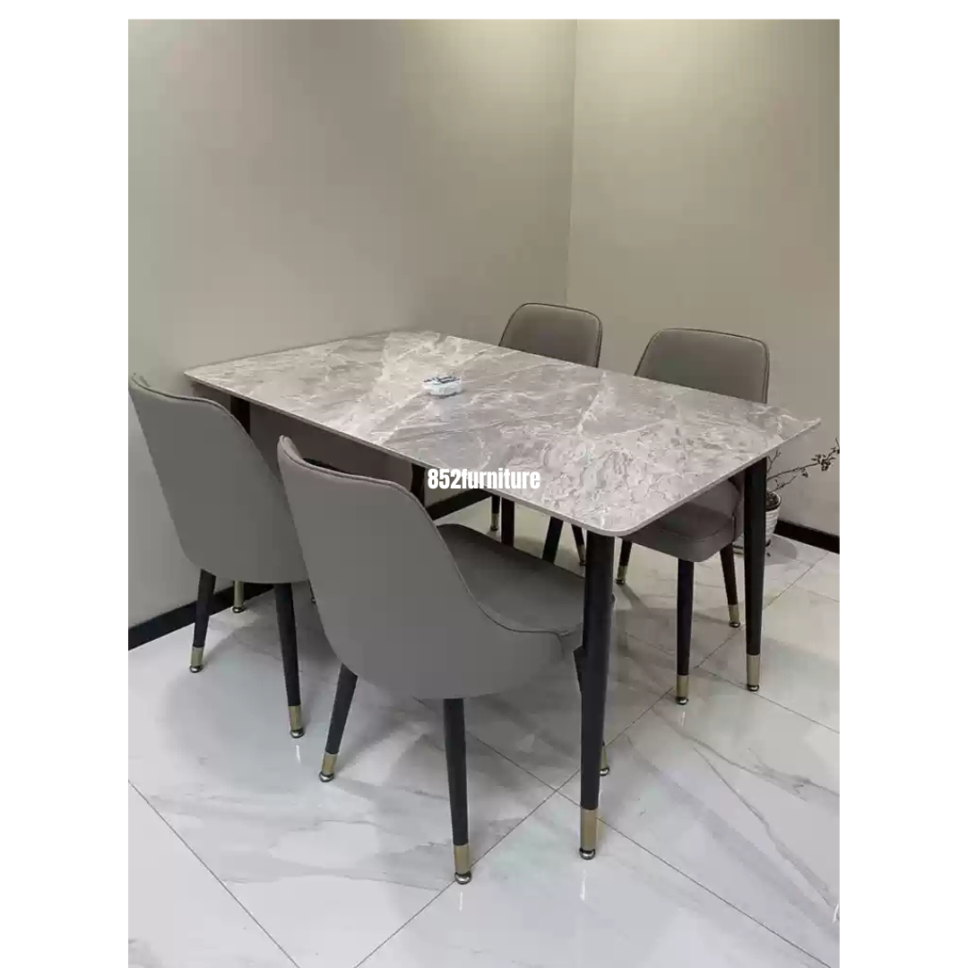(包送貨安裝 | Delivery and Assembly Included) A338岩板餐桌(Slate Dining Table)
