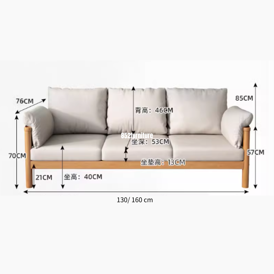 (包送貨安裝 | Delivery and Assembly Included) A339日式布藝梳化 (fabric sofa)