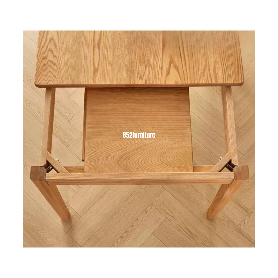 (包送貨安裝 | Delivery and Assembly Included) A342日式橡木申縮餐桌 (oak extendable dining table)