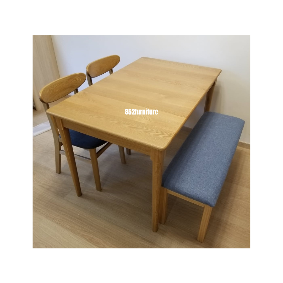 (包送貨安裝 | Delivery and Assembly Included) A342日式橡木申縮餐桌 (oak extendable dining table)