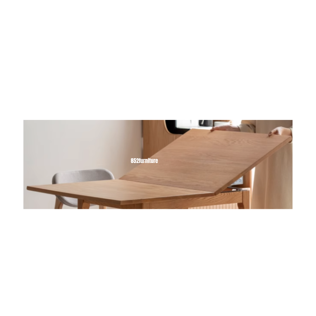 (包送貨安裝 | Delivery and Assembly Included) A343橡木申縮餐桌 (oak extendable dining table)