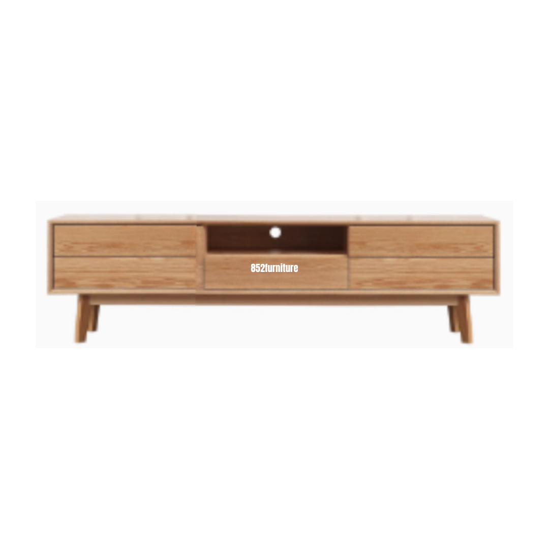 (包送貨安裝 | Delivery and Assembly Included) A345日式橡木電視櫃 (Oak tv cabinet)