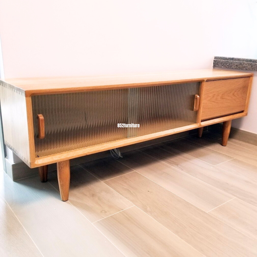 (包送貨安裝 | Delivery and Assembly Included) A346日式橡木電視櫃 (Oak tv cabinet)