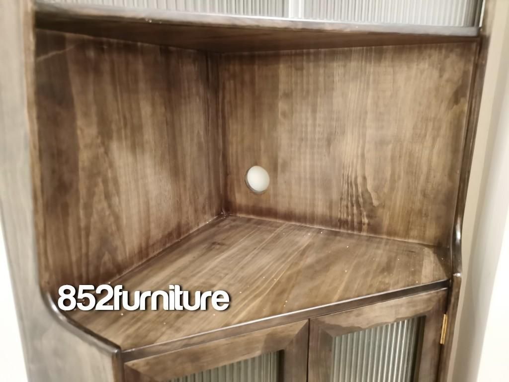 (包送貨安裝 | Delivery and Assembly Included) A130 日式長虹玻璃轉角櫃 (corner cabinet)