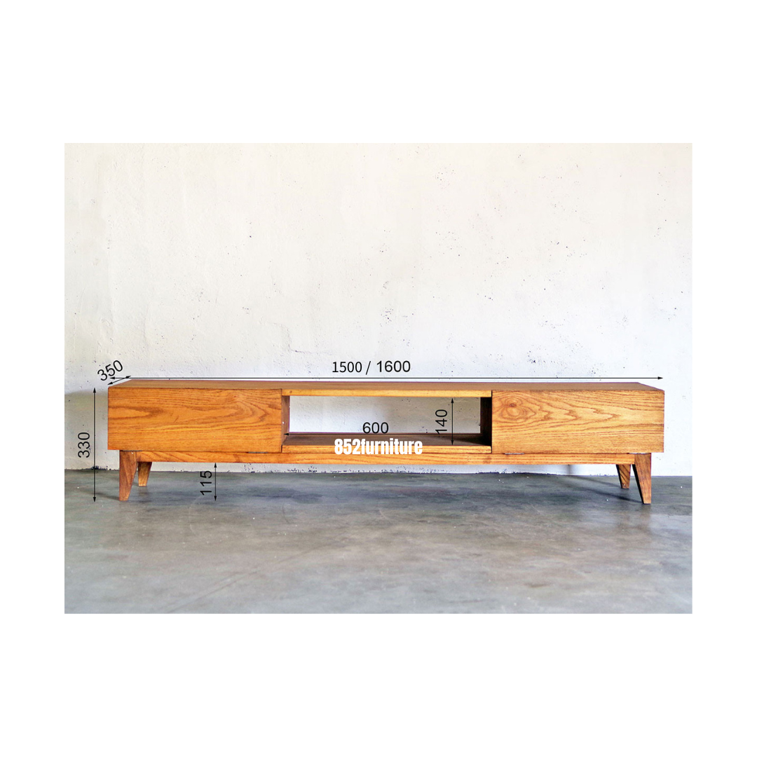 (包送貨安裝 | Delivery and Assembly Included) A458老榆木電視櫃 (Elm Tv Cabinet)