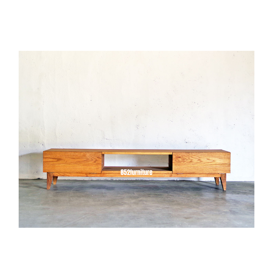 (包送貨安裝 | Delivery and Assembly Included) A458老榆木電視櫃 (Elm Tv Cabinet)