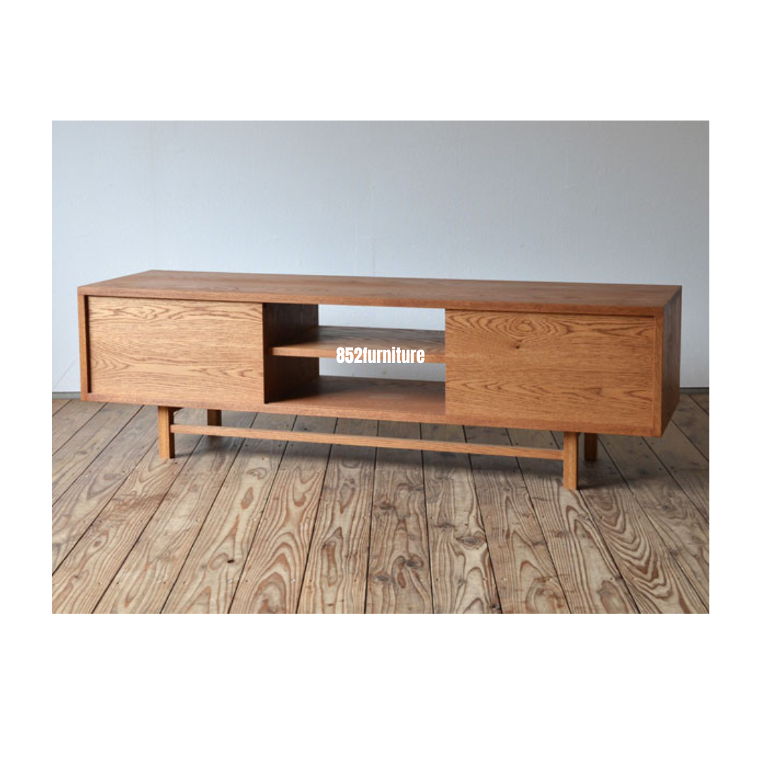 (包送貨安裝 | Delivery and Assembly Included) A459櫻桃木電視櫃 (Cherry wood tv cabinet)