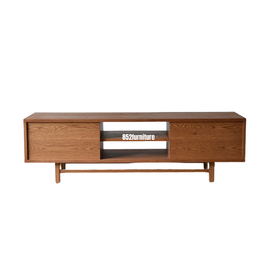 (包送貨安裝 | Delivery and Assembly Included) A459櫻桃木電視櫃 (Cherry wood tv cabinet)