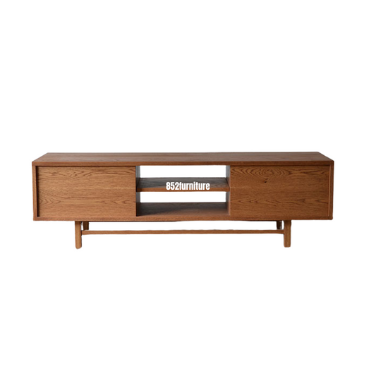 (包送貨安裝 | Delivery and Assembly Included) A459櫻桃木電視櫃 (Cherry wood tv cabinet)