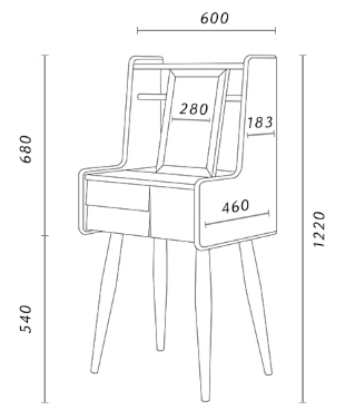 (包送貨安裝 | Delivery and Assembly Included) A460日式梳妝臺 (dressing table)