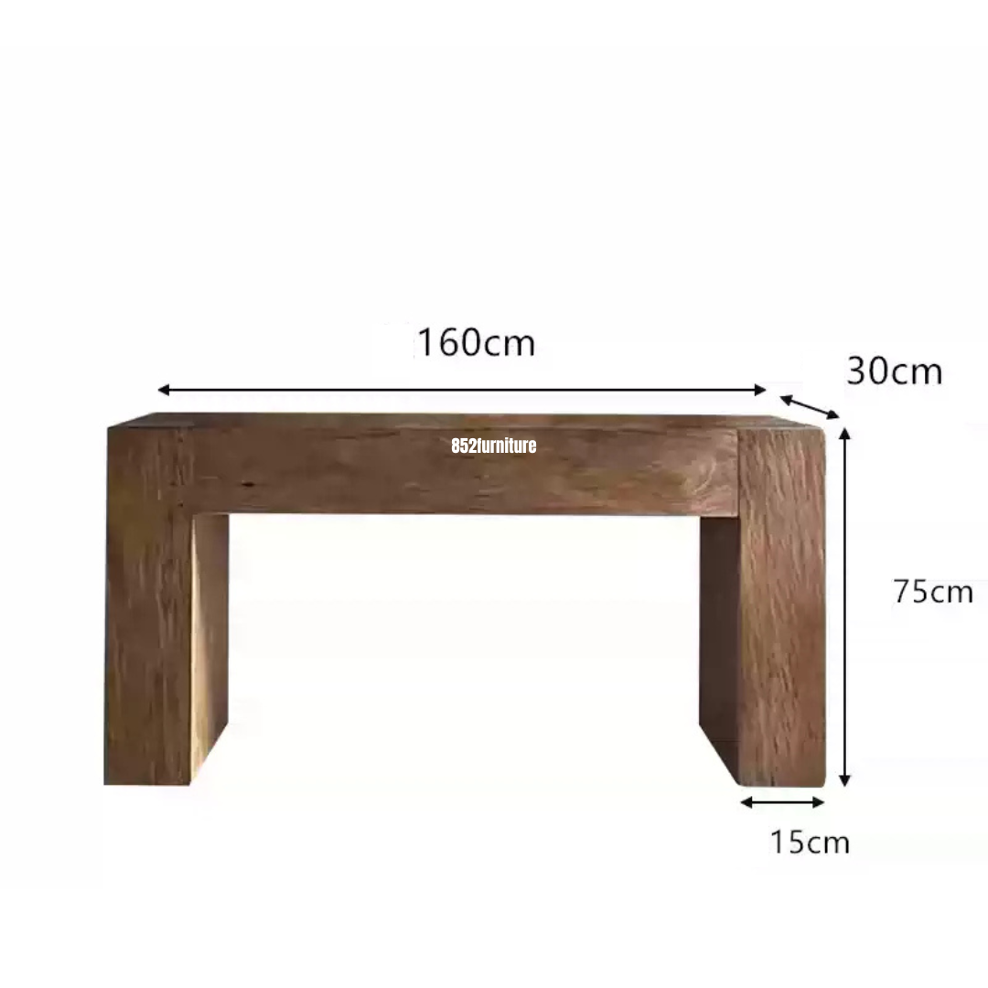 (包送貨安裝 | Delivery and Assembly Included) A471實木小桌 (wooden table table console)