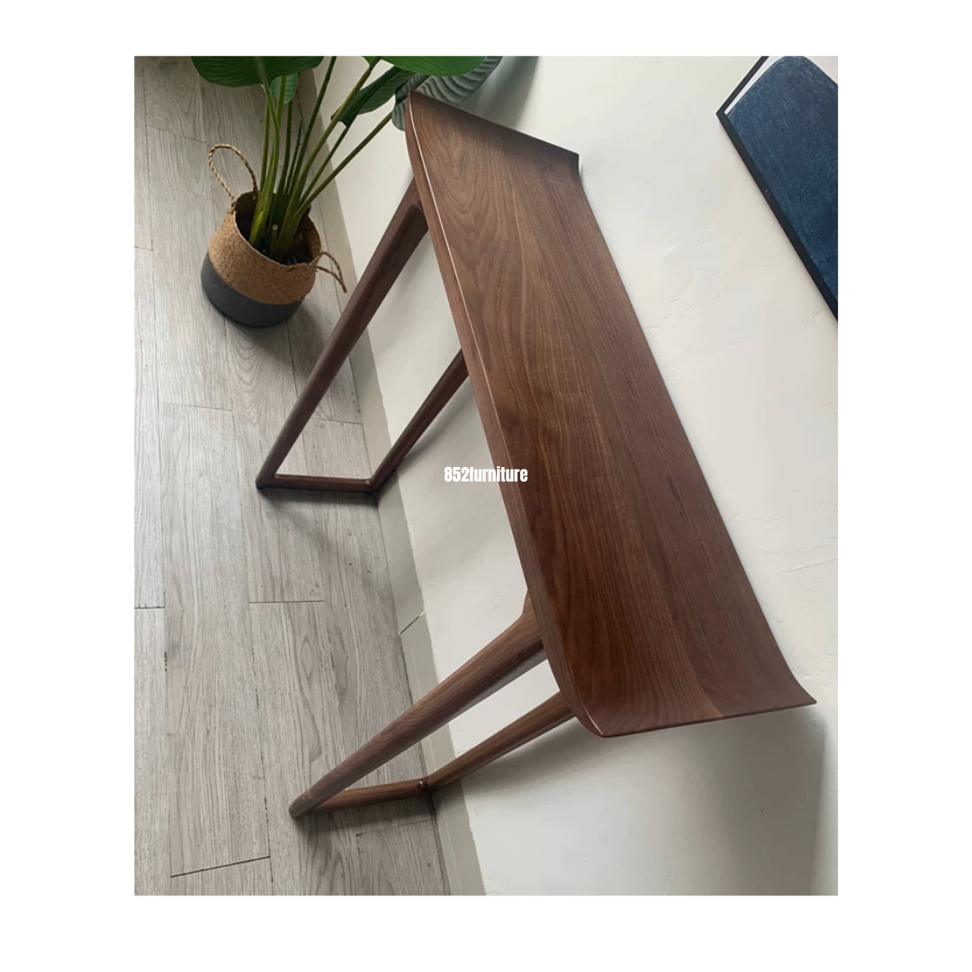 (包送貨安裝 | Delivery and Assembly Included) A474胡桃木小桌 (walnut table console)