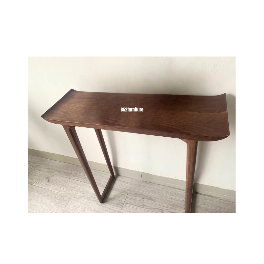 (包送貨安裝 | Delivery and Assembly Included) A474胡桃木小桌 (walnut table console)