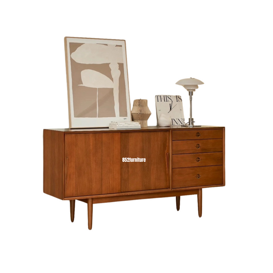(包送貨安裝 | Delivery and Assembly Included) A329复古餐邊櫃 (retro dining sideboard)