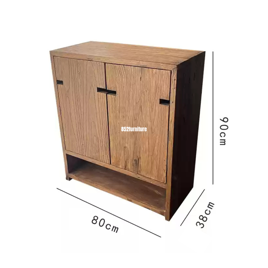 (包送貨安裝 | Delivery and Assembly Included) A480老榆木鞋櫃 (shoe cabinet)
