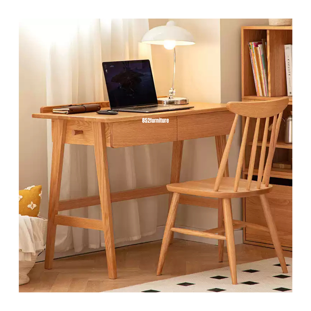 (包送貨安裝 | Delivery and Assembly Included) A481日式橡木書枱 (Oak desk)