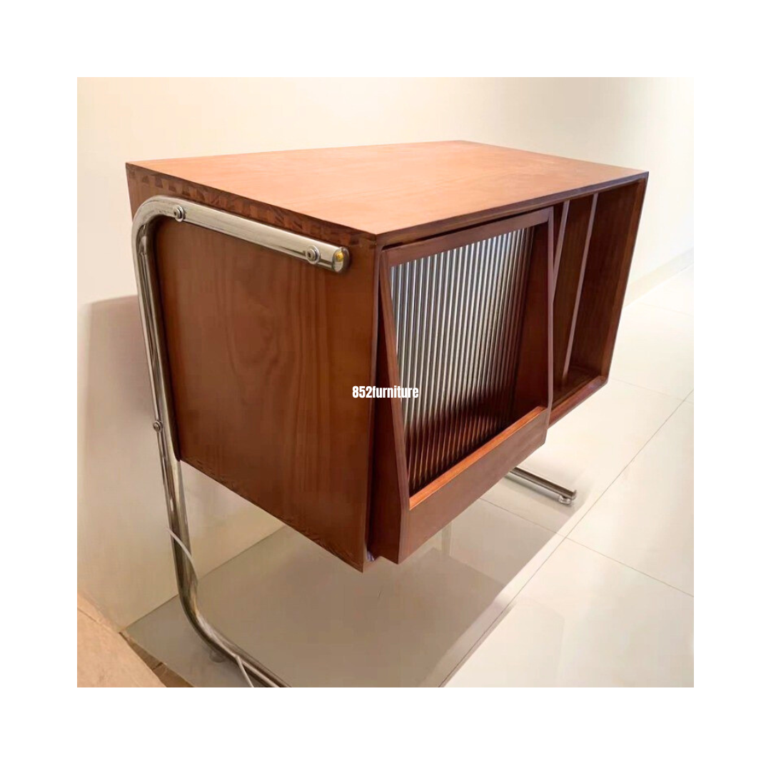 (包送貨安裝 | Delivery and Assembly Included) A484原木音響櫃 (HI-FI櫃) wooden audio cabinet