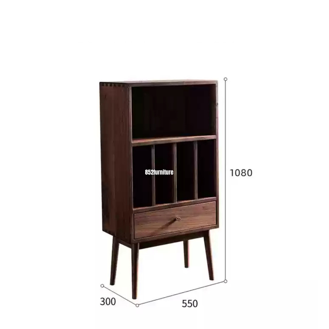 (包送貨安裝 | Delivery and Assembly Included) A487原木音響櫃 (HI-FI櫃) Wooden Audio cabinet