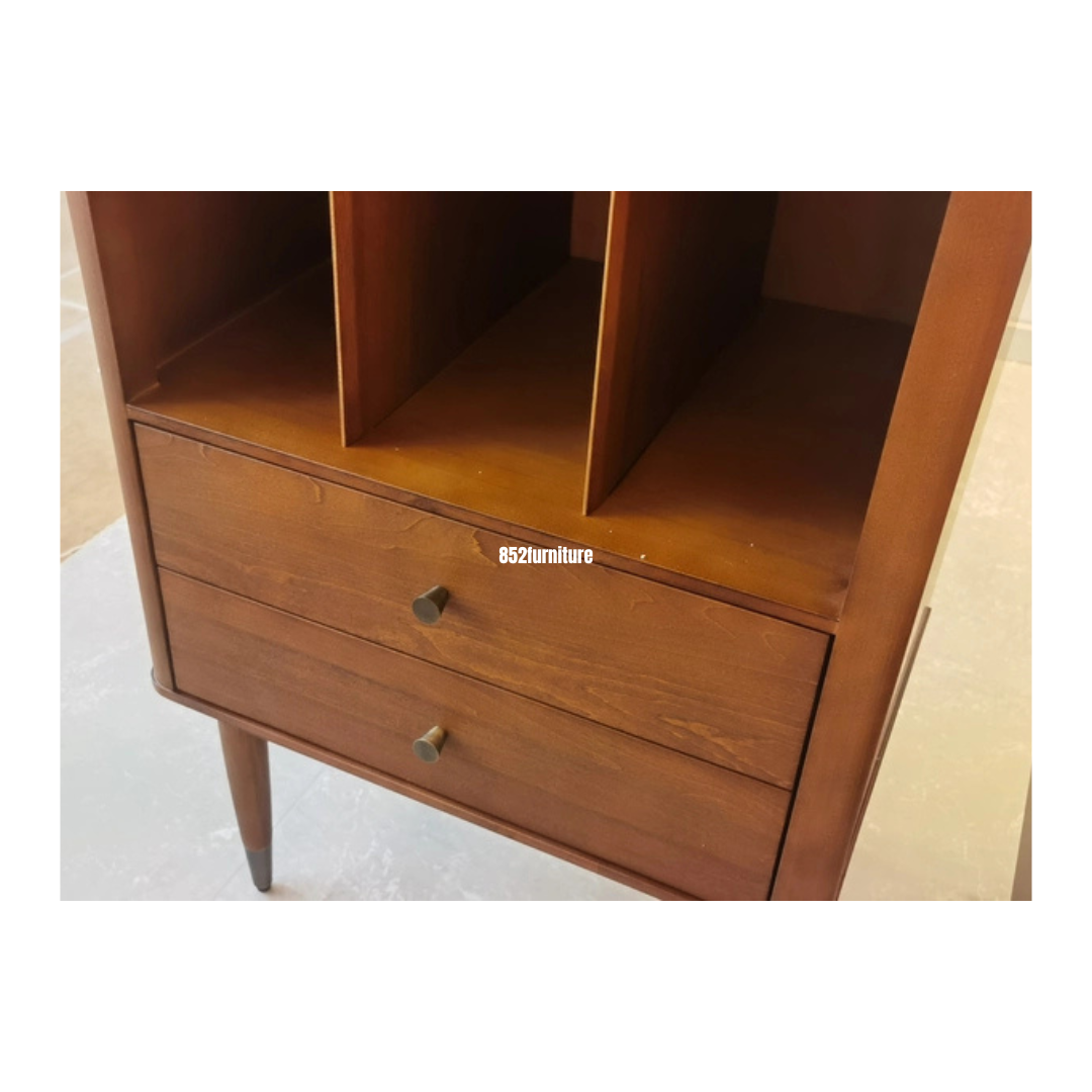 (包送貨安裝 | Delivery and Assembly Included) A488原木音響櫃 (HI-FI櫃) Wooden Audio Cabinet
