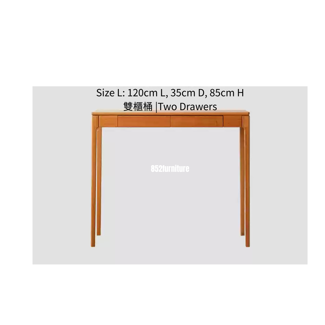 (包送貨安裝 | Delivery and Assembly Included) A489實木玄關桌(wooden table table console)