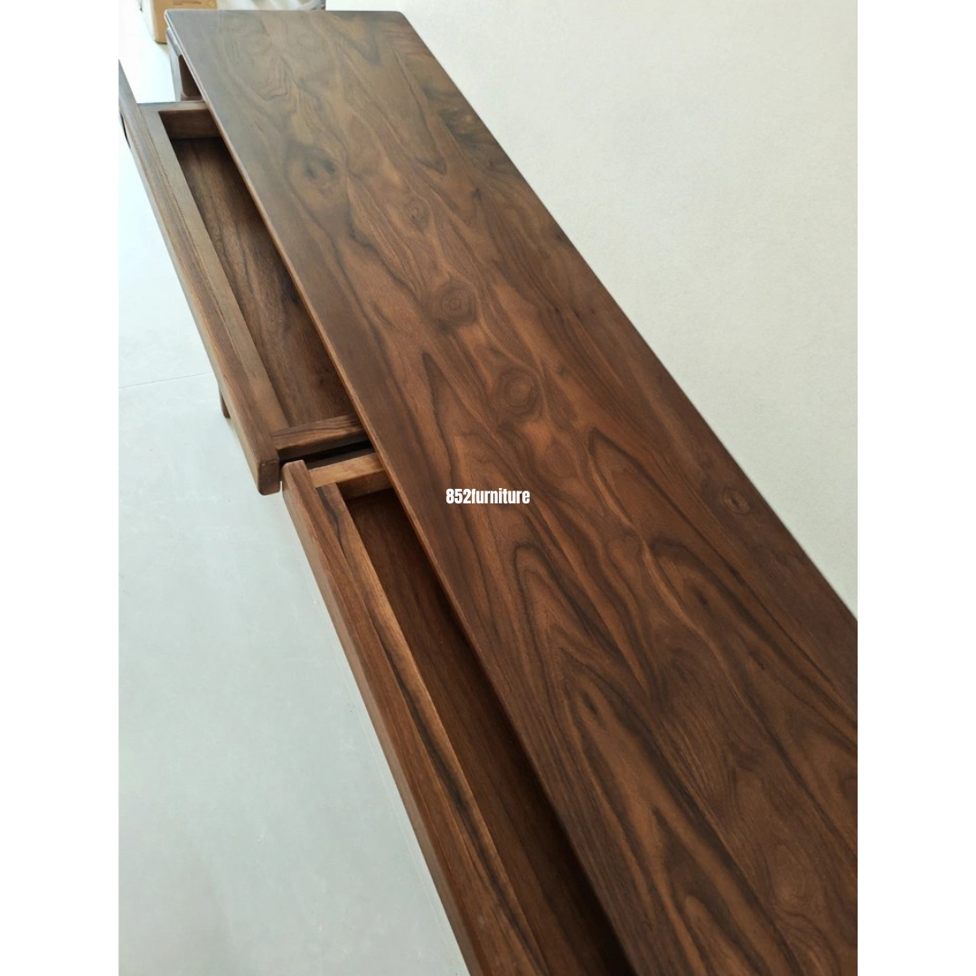 (包送貨安裝 | Delivery and Assembly Included) A490胡桃木玄關桌(walnut table table console)