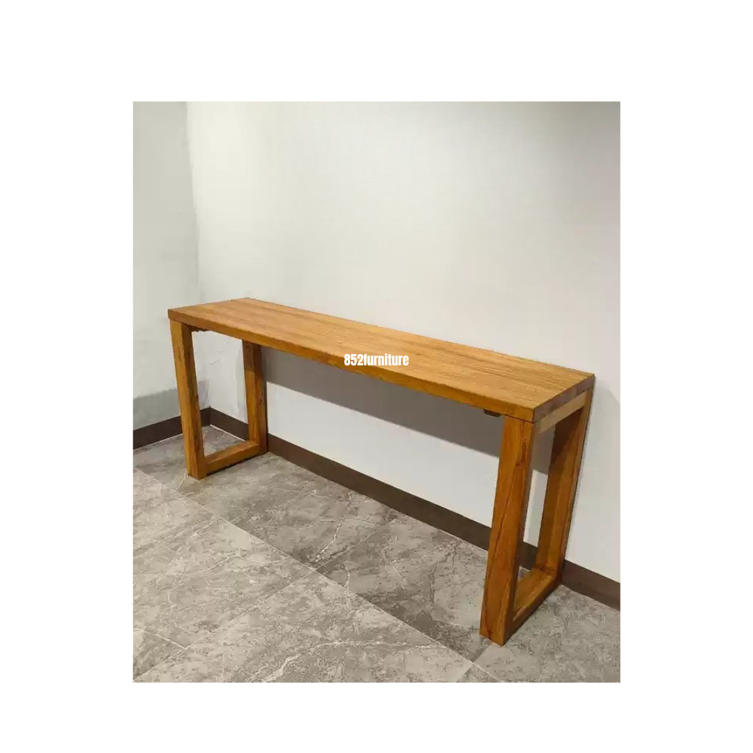 (包送貨安裝 | Delivery and Assembly Included) A491老榆木玄關桌(Elm table console)
