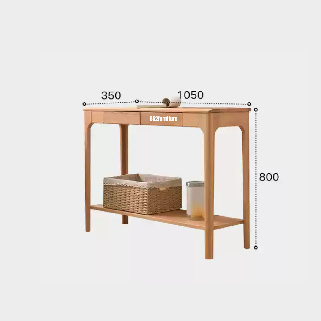 (包送貨安裝 | Delivery and Assembly Included) A492實木玄關桌(wooden table console)
