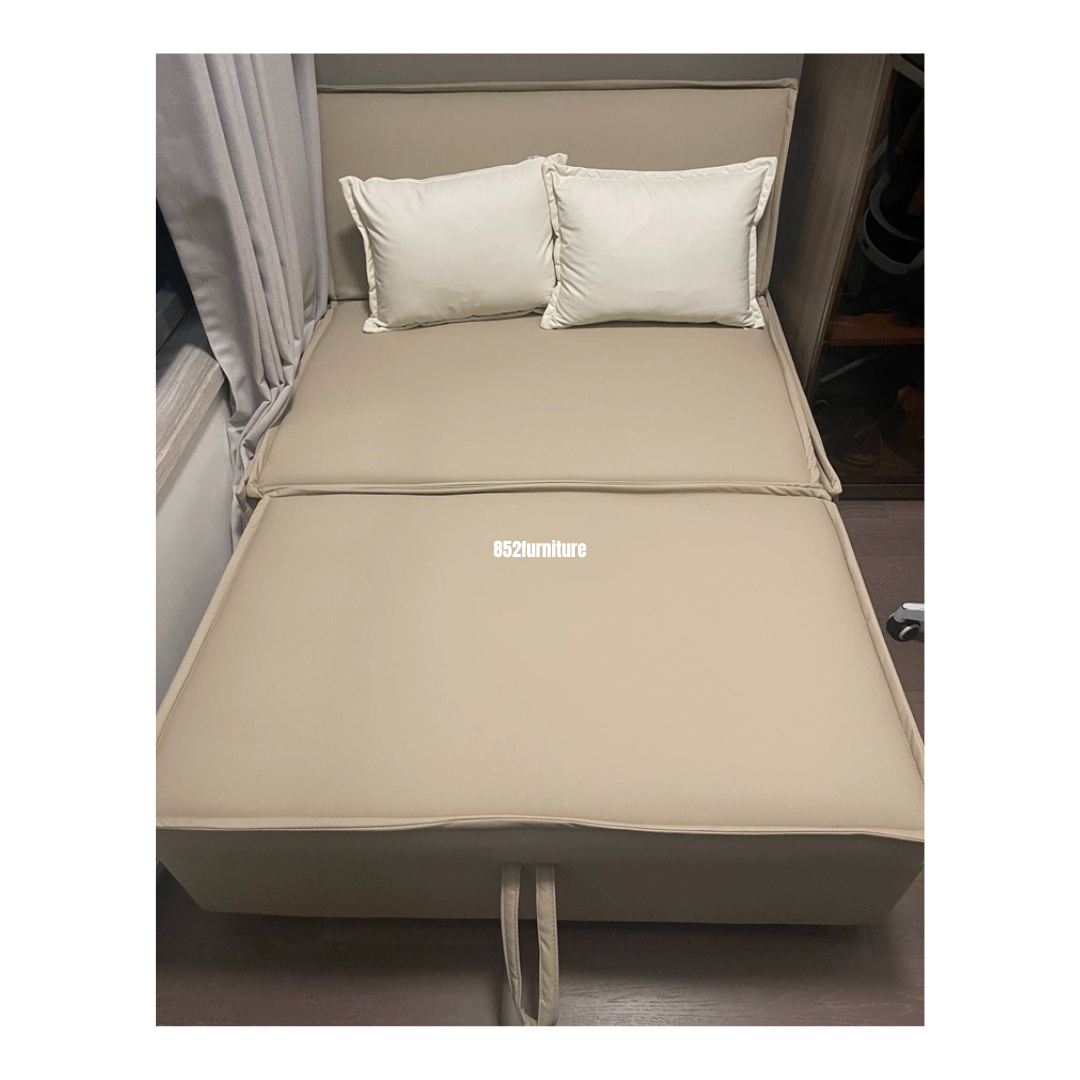 (包送貨安裝 | Delivery and Assembly Included)  A497 彷皮梳化床 (imitation leather sofa bed)