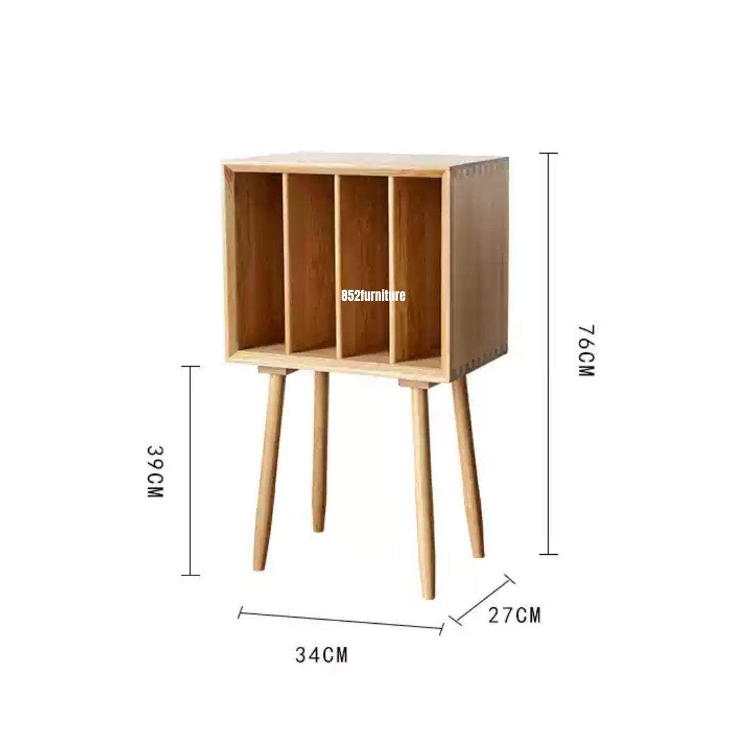 (包送貨安裝 | Delivery and Assembly Included)  A302原木音響櫃 (HI-FI櫃) wooden audio cabinet