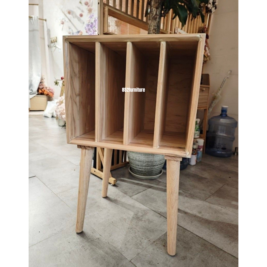 (包送貨安裝 | Delivery and Assembly Included)  A302原木音響櫃 (HI-FI櫃) wooden audio cabinet
