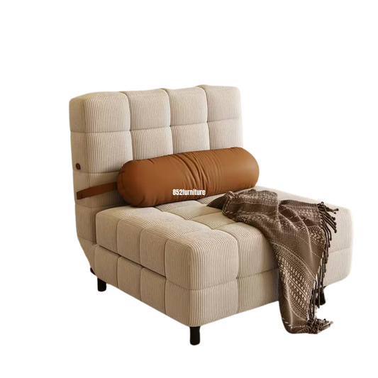 (包送貨安裝 | Delivery and Assembly Included) A367日式燈芯絨梳化床 (corduroy sofa bed)