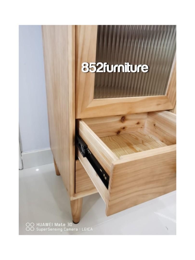 (包送貨安裝 | Delivery and Assembly Included) A500日式實木展示櫃 (Wooden display cabinet)