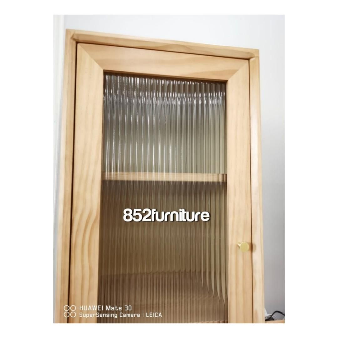 (包送貨安裝 | Delivery and Assembly Included) A500日式實木展示櫃 (Wooden display cabinet)