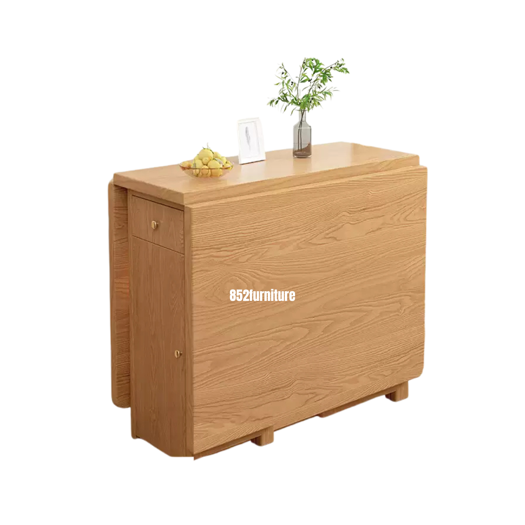 (包送貨安裝 | Delivery and Assembly Included) A370 木制申縮餐桌 (Extendable dining table)