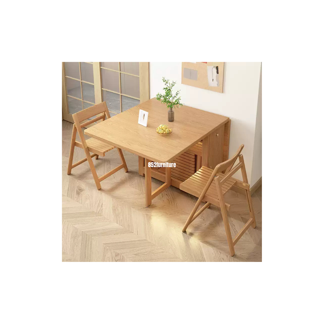 (包送貨安裝 | Delivery and Assembly Included) A370 木制申縮餐桌 (Extendable dining table)