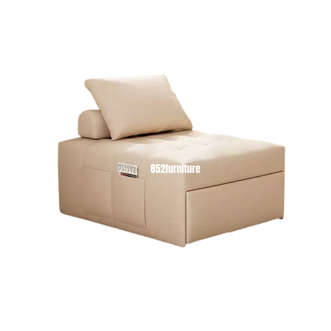 (包送貨安裝 | Delivery and Assembly Included) A378布藝梳化床 (wooden fabric sofa bed)