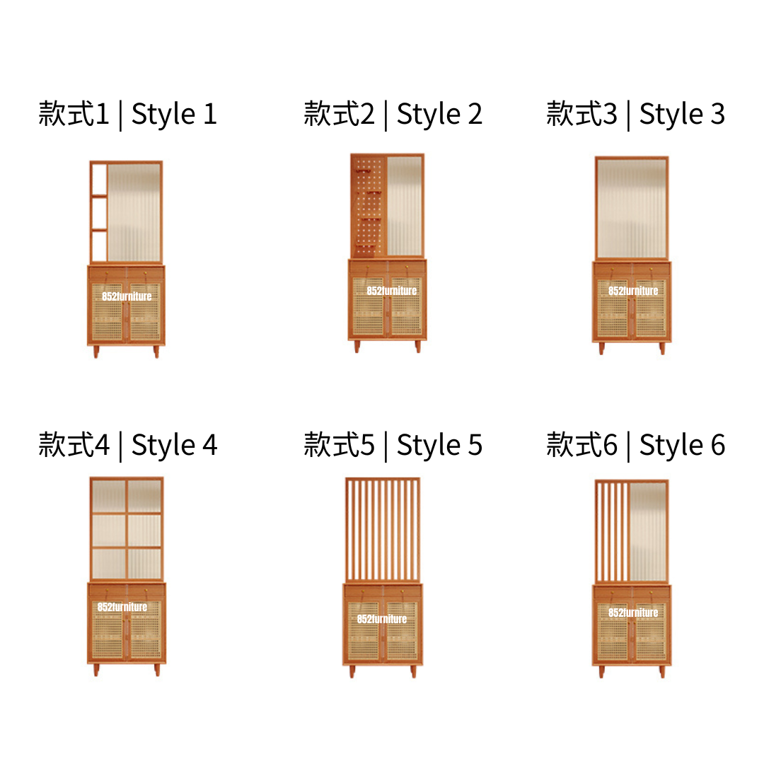 (包送貨安裝 | Delivery and Assembly Included) A445日式屏風鞋櫃 (folding screen shoe cabinet)