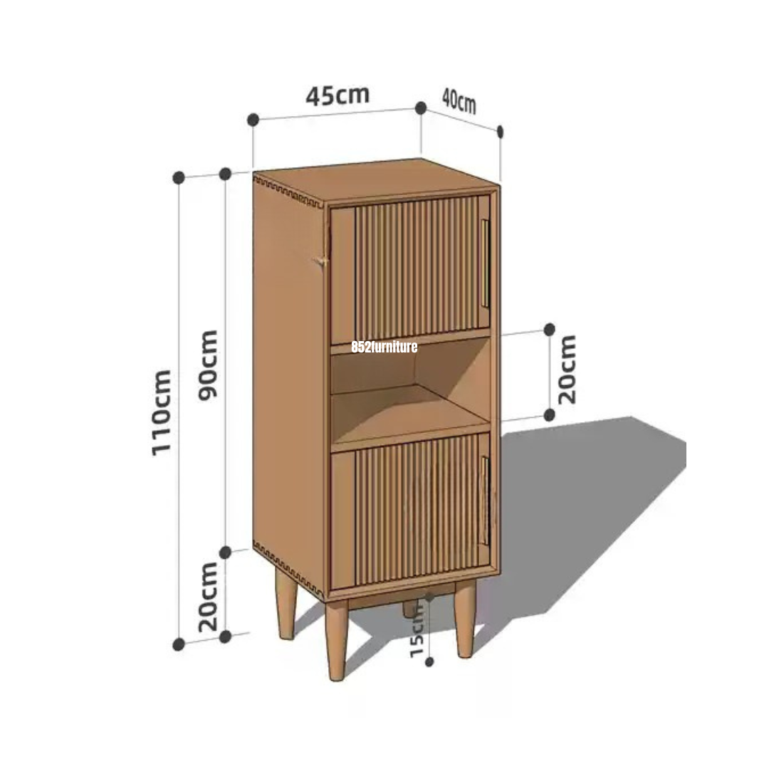 (包送貨安裝 | Delivery and Assembly Included)  A449 櫻桃木展示櫃 (Cherry wood display cabinet)