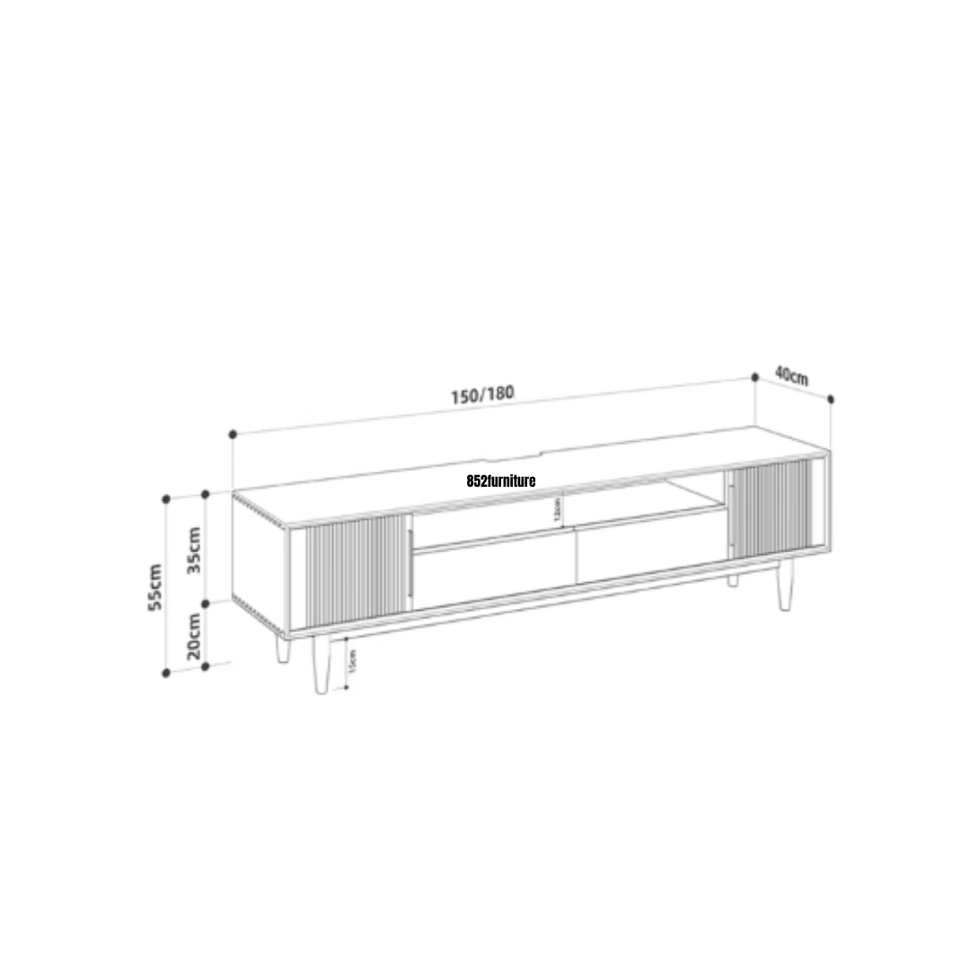(包送貨安裝 | Delivery and Assembly Included) A501 櫻桃木電視櫃 (cherry wood tv cabinet)