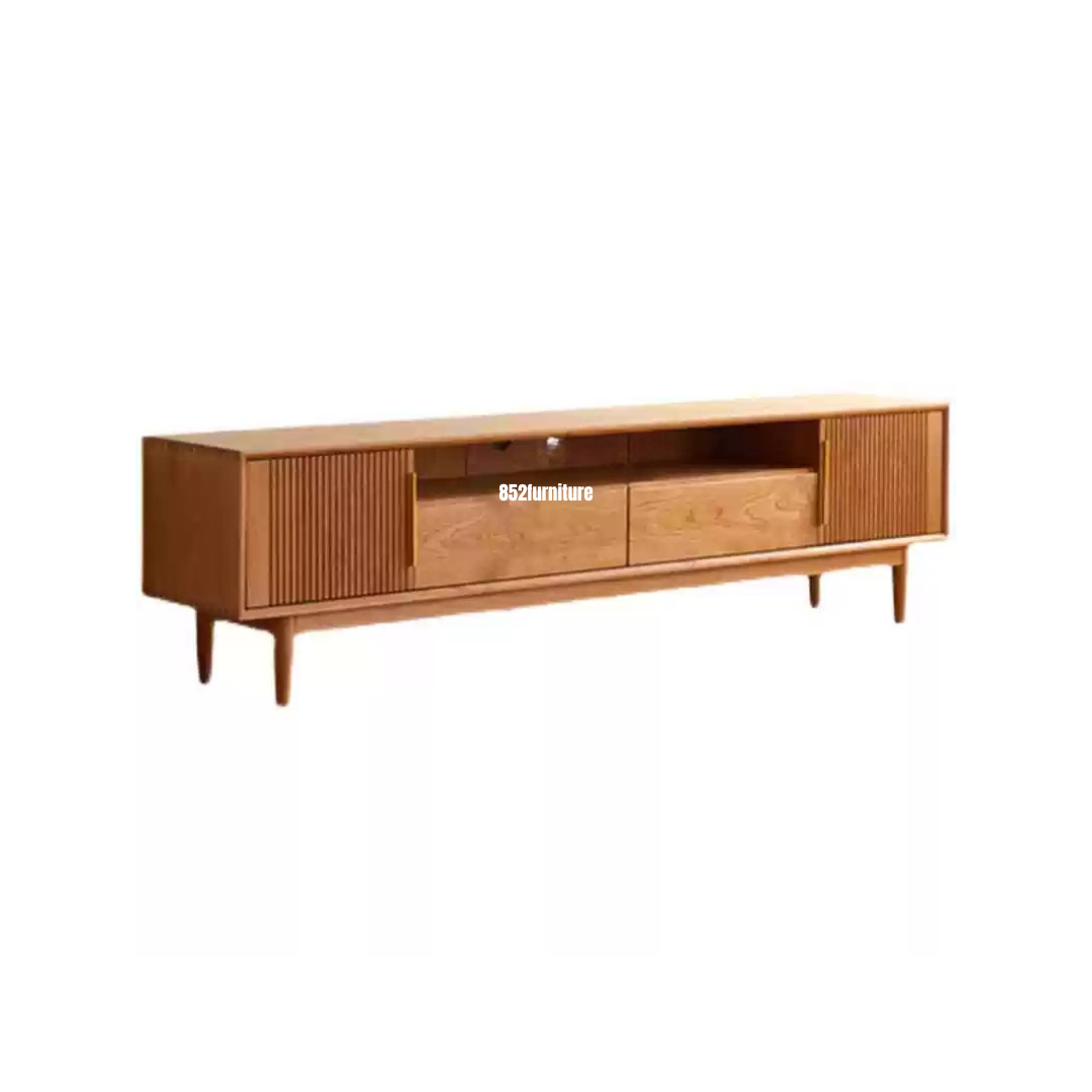 (包送貨安裝 | Delivery and Assembly Included) A501 櫻桃木電視櫃 (cherry wood tv cabinet)