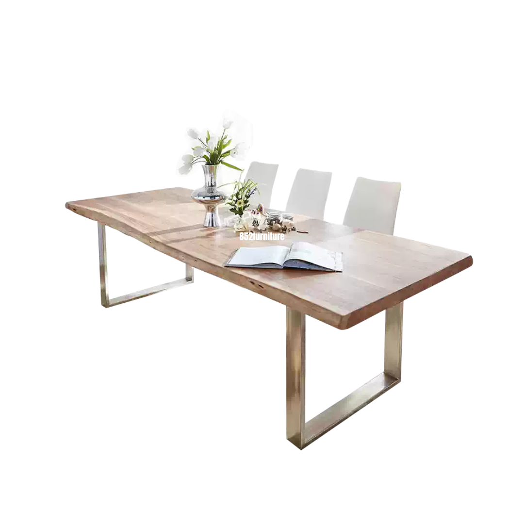 (包送貨安裝 | Delivery and Assembly Included) A504 實木餐桌 (Wooden dining table)