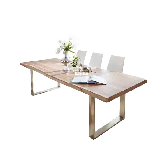 (包送貨安裝 | Delivery and Assembly Included) A504 實木餐桌 (Wooden dining table)