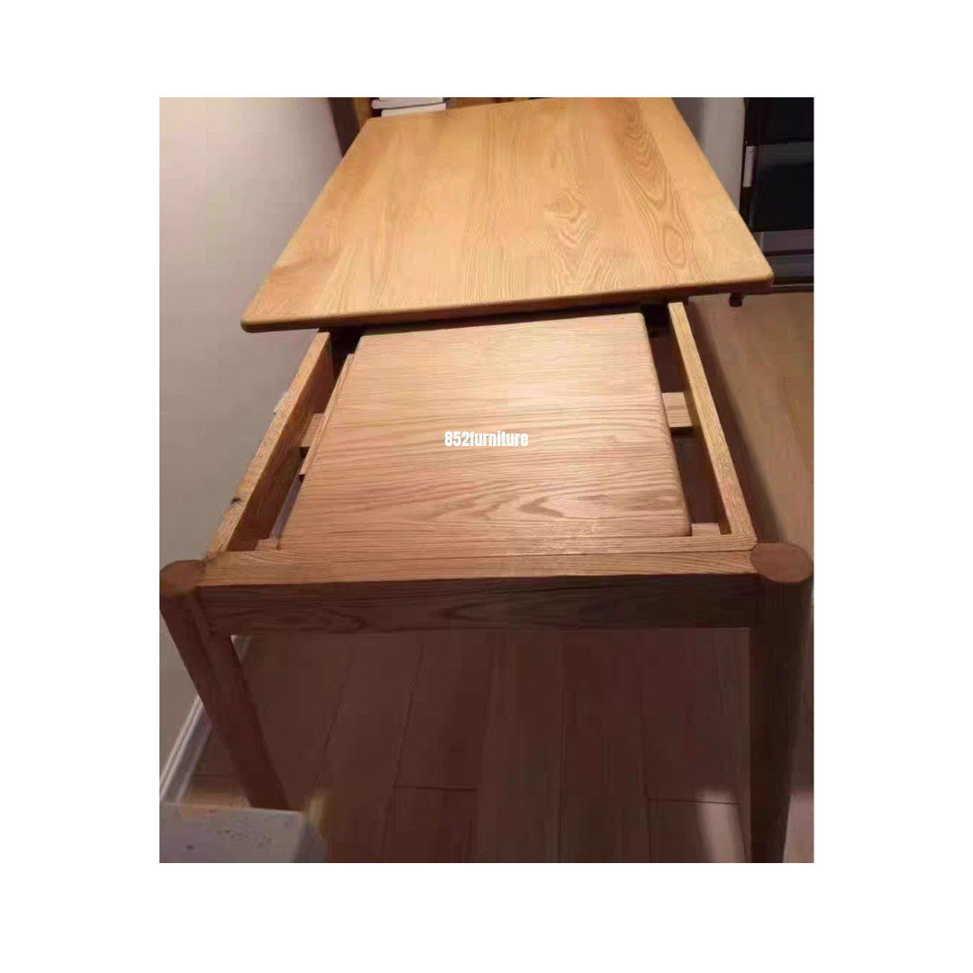 (包送貨安裝 | Delivery and Assembly Included) A508橡木申縮餐桌 (oak extendable dining table)