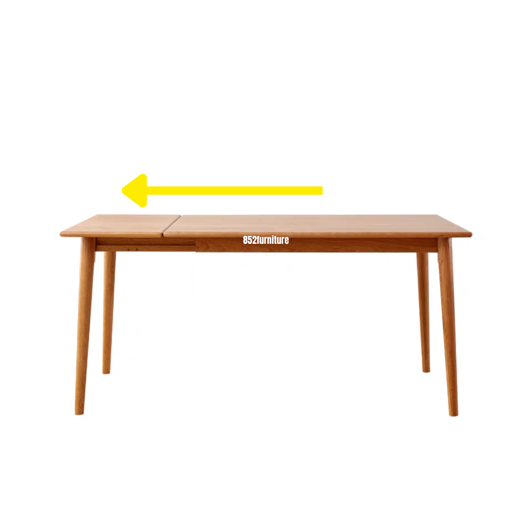 (包送貨安裝 | Delivery and Assembly Included) A508橡木申縮餐桌 (oak extendable dining table)