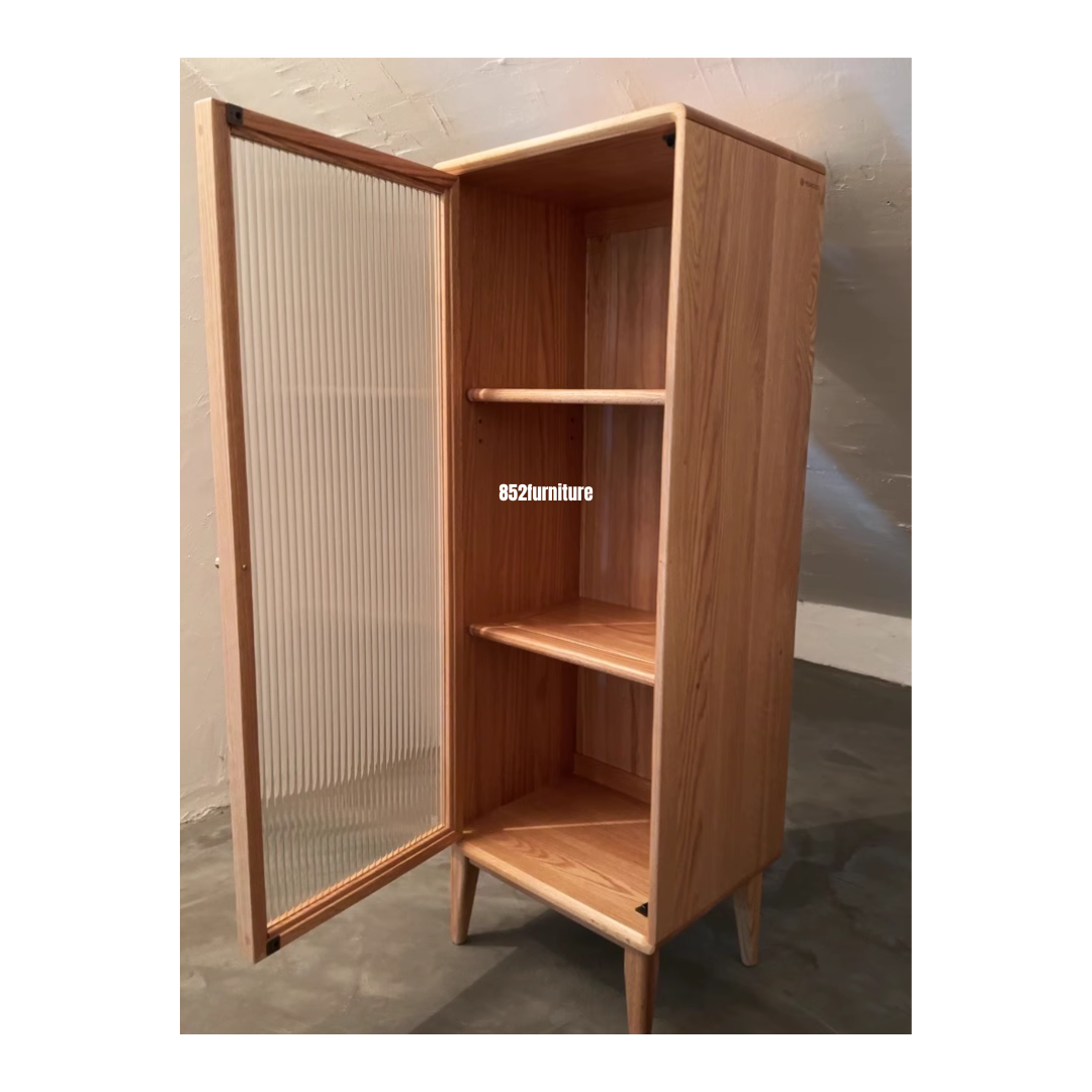 (包送貨安裝 | Delivery and Assembly Included) A512實木展示櫃 (Wooden display cabinet)