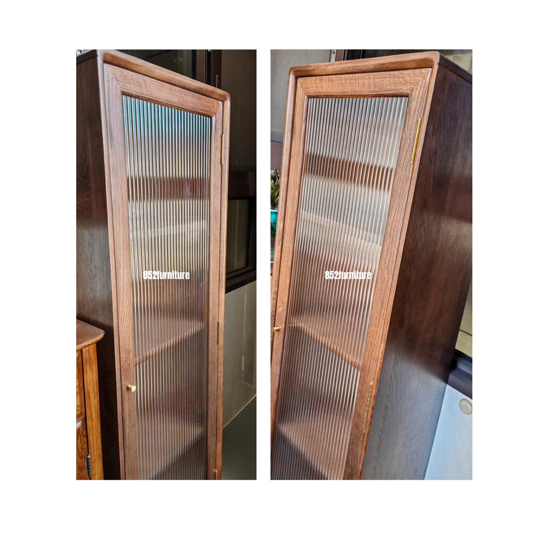 (包送貨安裝 | Delivery and Assembly Included) A512實木展示櫃 (Wooden display cabinet)